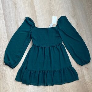 NWT Wilfred Long Sleeve Mini Dress